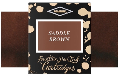 Bombičky Diamine - Saddle Brown 6ks