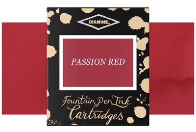 Bombičky Diamine - Passion Red 6ks