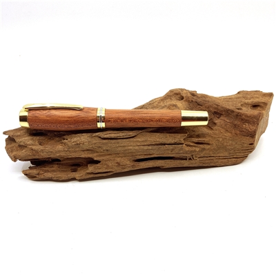 Dřevěné plnicí pero Elegance - Leopardwood gold