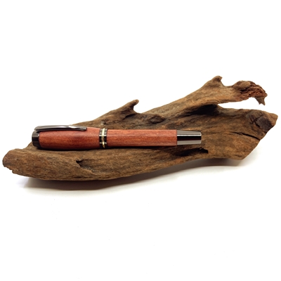 Dřevěné plnicí pero Elegance - Bubinga titanium