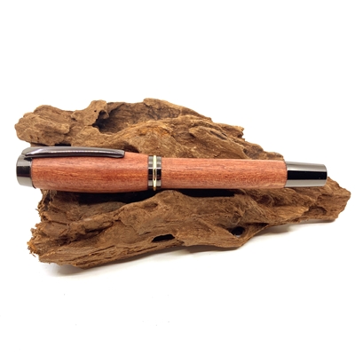 Dřevěné plnicí pero Elegance - Bubinga titanium