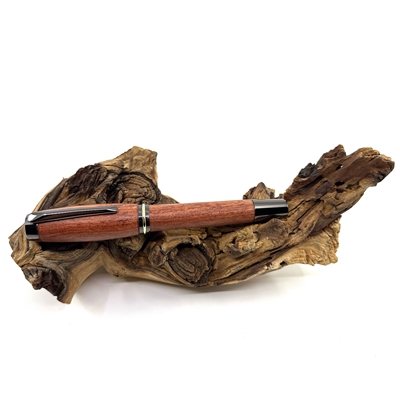 Dřevěné plnicí pero Elegance - Leopardwood titanium