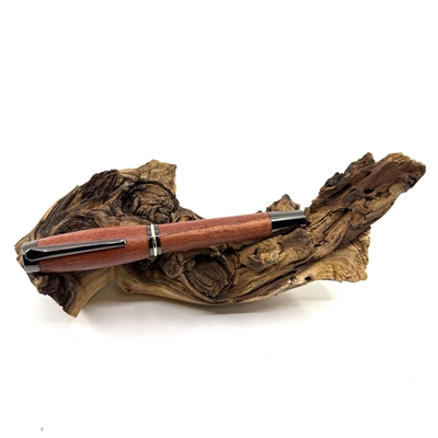 Dřevěné plnicí pero Elegance - Leopardwood titanium