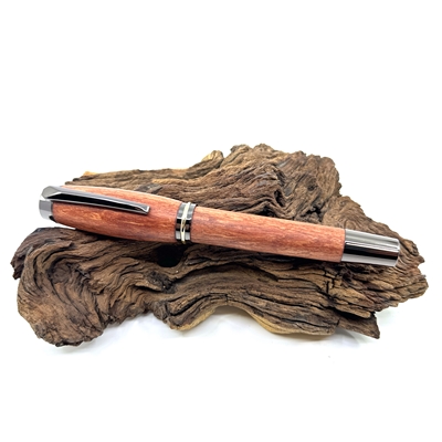 Dřevěné plnicí pero Elegance - Leopardwood titanium