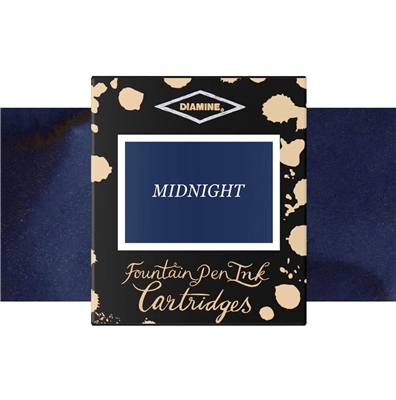 Bombičky Diamine - Midnight 6ks