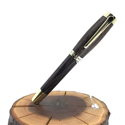 Dřevěné plnicí pero Elegance - Wenge gold