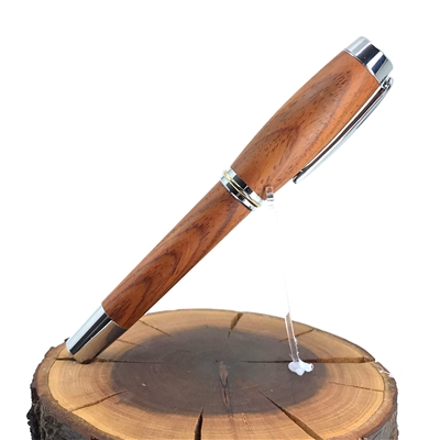 Dřevěné plnicí pero Elegance - Cocobolo Silver